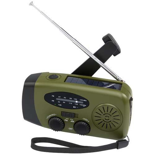 Radio d’urgence personnalisée batterie 1200 mAh Avior Vert militaire